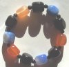 Mixed Agate & Blackstone Bracelet 
